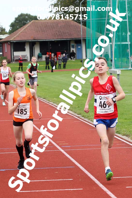 800 metres, NECAA Open Meeting, Morpeth, Sunday, September 27th. David T. Hewitson/Sports for All Pics